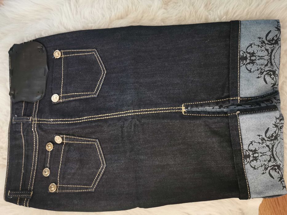 Оригинална дънкова пола Philipp Plein