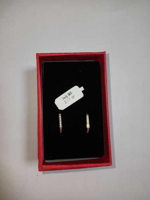 Серьги золото 585 2 гр