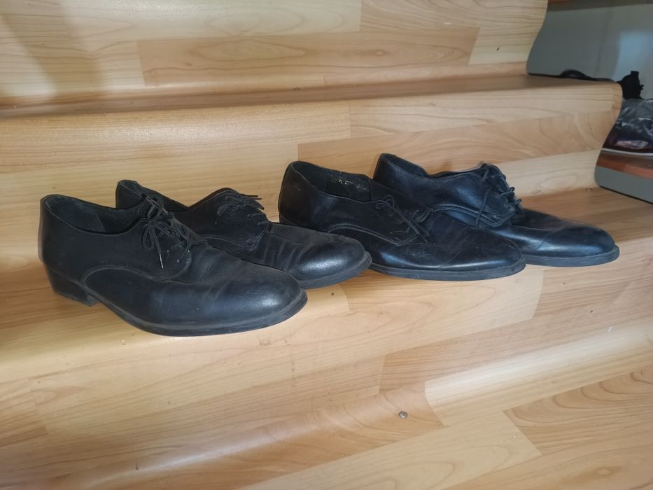 Кожаные туфли размер 44-45
