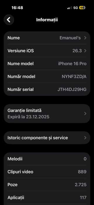 Iphone 16 pro desert titanium