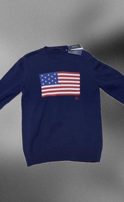 Bluza Ralph Lauren Flag USA Bleumarin