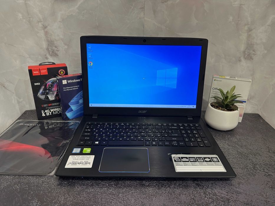 Ноутбук для работы Acer E5 /Core i3-6006U/8GB/128GB/MX940-2GB