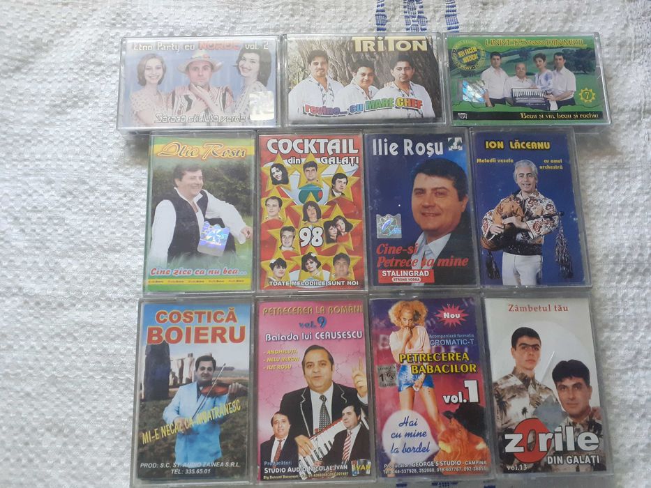 Casete originale cu muzica de petrecere