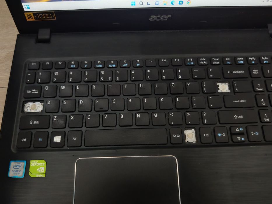 Acer Aspire i5 gen7 cu ssd