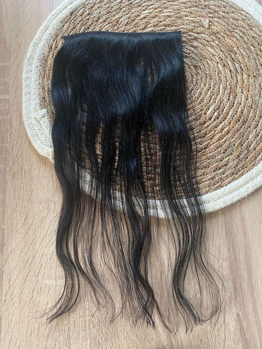 естествена черна коса 3 треси