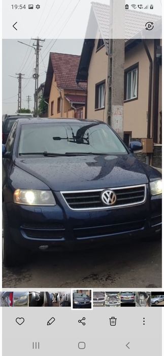 Bara capota aripi tragar vw touareg