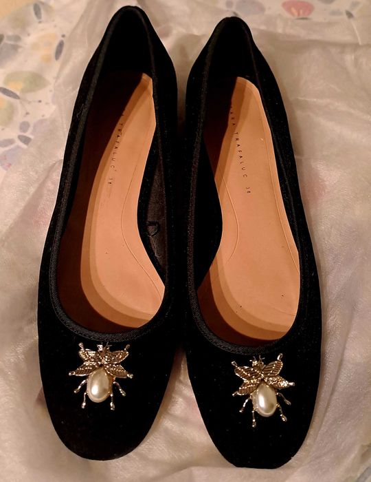 Balerini Zara, mărimea 38, model deosebit, stare perfectă