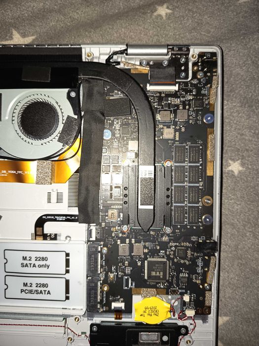 Placa baza laptop Medion, Core i5 8265u + display touchscreen + 8gb ddr4 + carcasa si tastatura iluminata