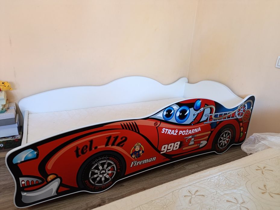 Легло кола с матрак- Cars