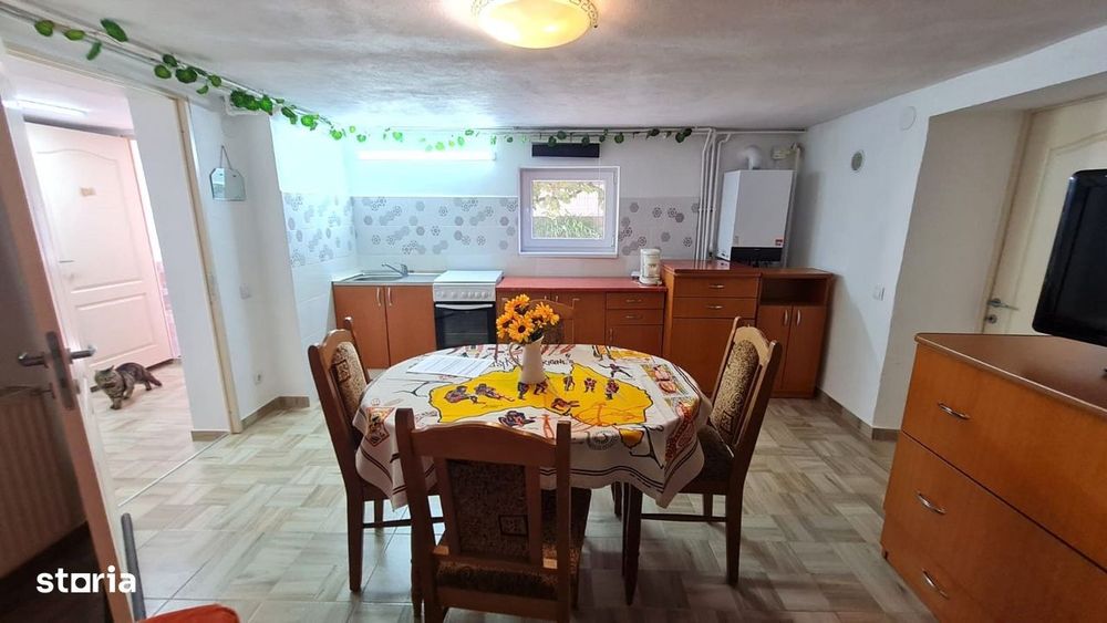 Apartament 2 camere la demisolul unei case,  zona Sub Arini