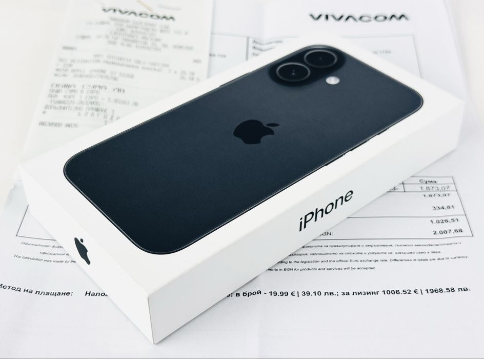 НОВ! Apple iPhone 17 512GB Black 2г. Гаранция!