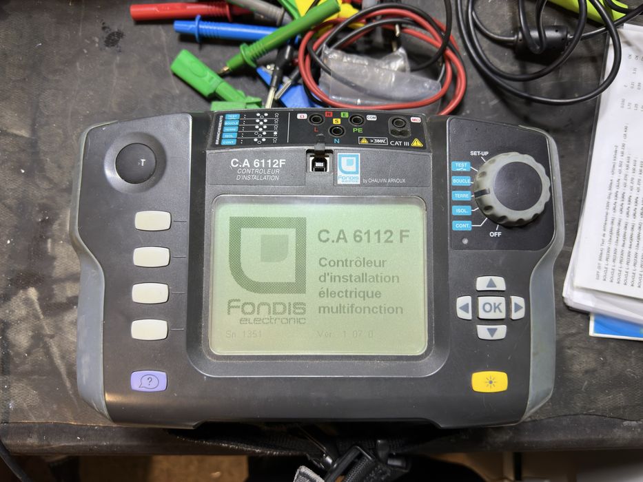 Уред за измерване на земно Chaovin Arnoux 6112F