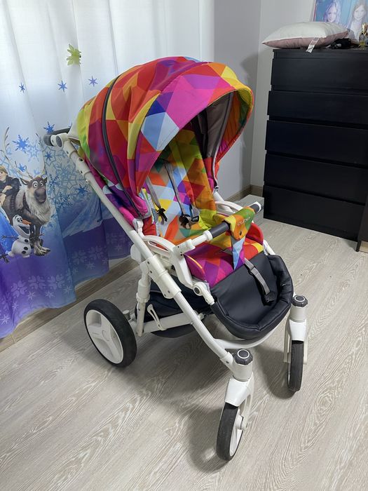 Carucior copii 3 in 1 Bexa Cube Rainbow