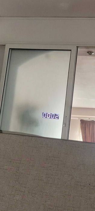 Oglindă baie cu ceas si lumini led