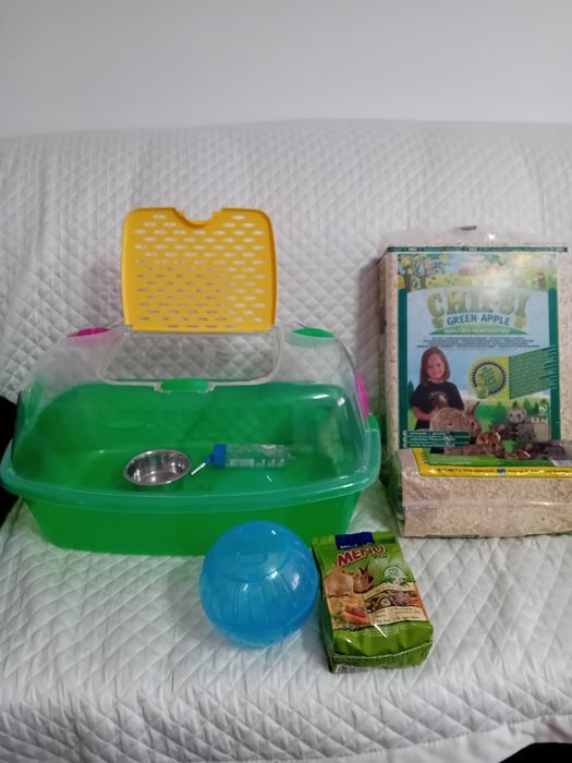 Cușcă hamsteri de plastic rezistent