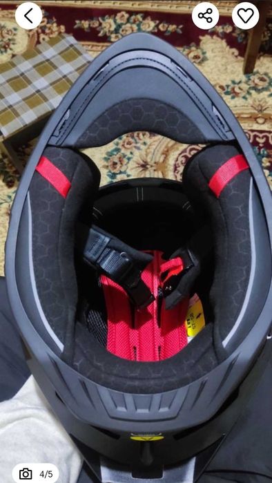 Мото шлем GIKE qike M черный