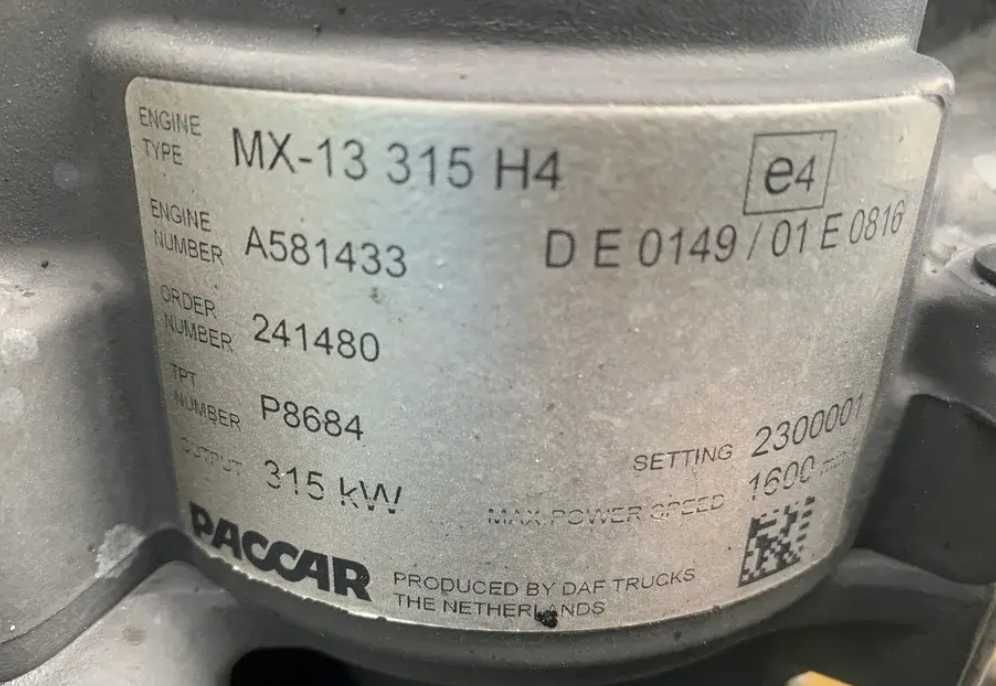 Motor DAF MX13 315 H4 CF XF Euro 6 0452197R