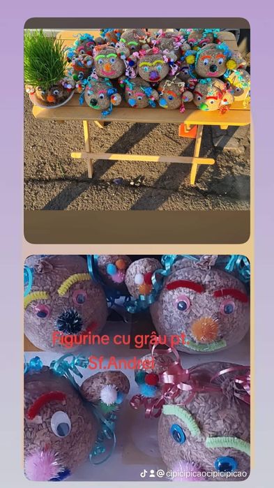 Figurine cu grâu pt.Sf.Andrei