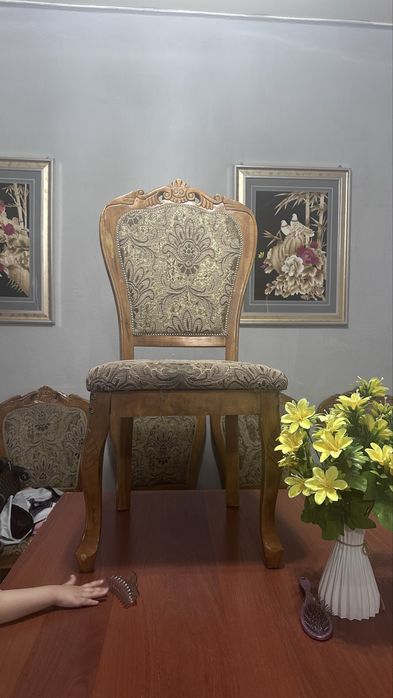 Стулья и стол сатамын