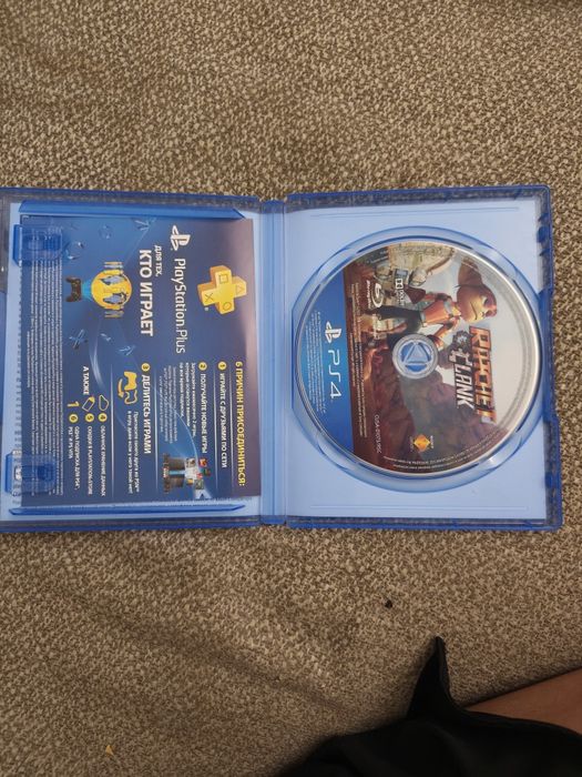 Игровой диск Рэтчет и кланк на пс 4