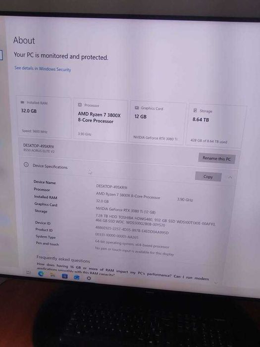 Placa video MSI GEFORCE RTX 3080 Ti ventus 3x 12g