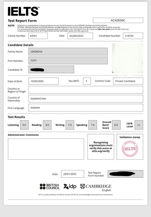 репетитор по английскому/IELTS/SAT