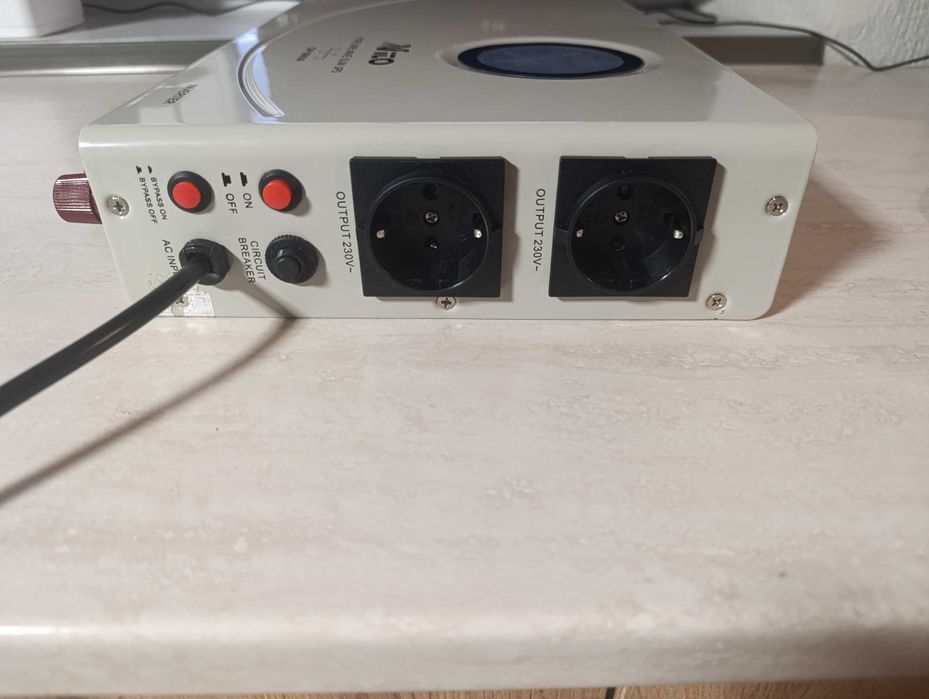 1000VA СУПЕР ТЪНЪК Инвертор за ток(UPS) – 12V/230V - в гаранция