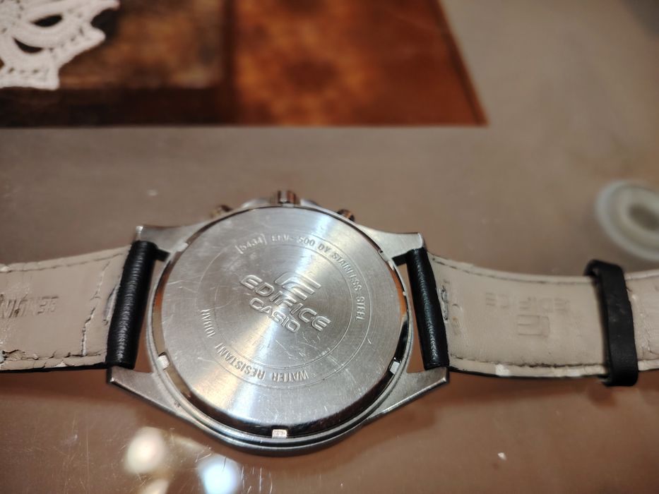 Casio edifice efv-500l-1a chronograph