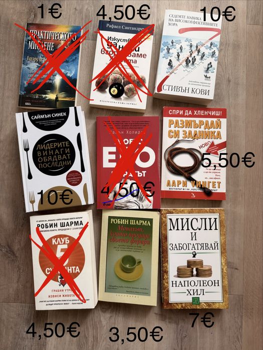Книги - личностно развитие и други