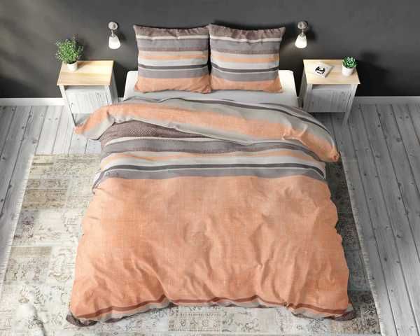 Husă de pilotă Sonta Orange, 200x220 cm, 2 fete de pernă 60x70 cm