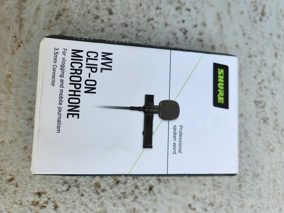 Нов SHURE MVL CLIP ON микрофон