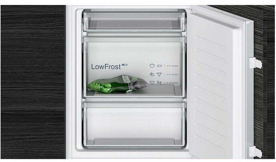 Хладилник с фризер за вграждане SIEMENS KI86VVSE0