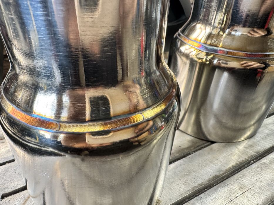 Накрайници за ауспух Ф76 Ф90 Ф102  YosweldРъчна изработка Downpipe