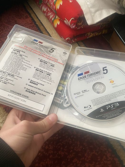 Диск Grand turismo 5 на playstation 3