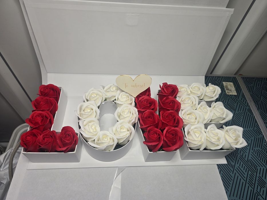 Aranjamente din trandafiri de săpun