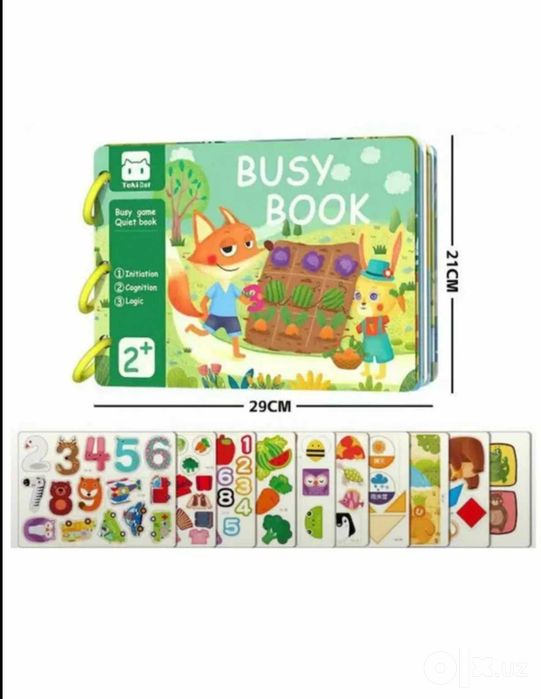 Busy book Fox. Tulkilik bizi kitob. Бизи бук фокс