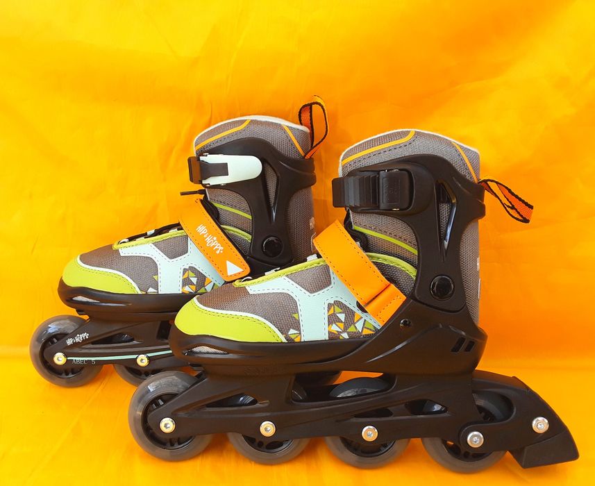 Role Reglabile cu Led-uri multicolore Roti Silicon, Rulmenti ABEC 5 ...