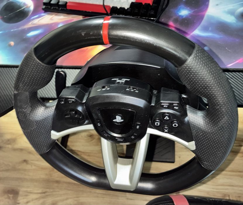 Volan gaming HORI racing wheel apex si pedale