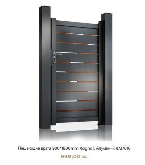 Готови алуминиеви екстериорни врати