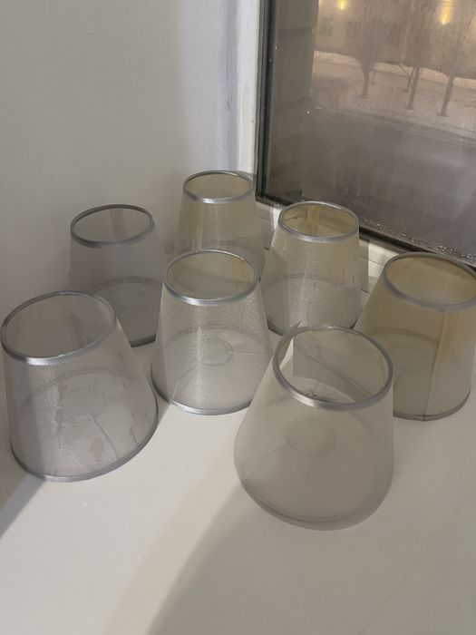 7плафонов для люстр за 3000тг