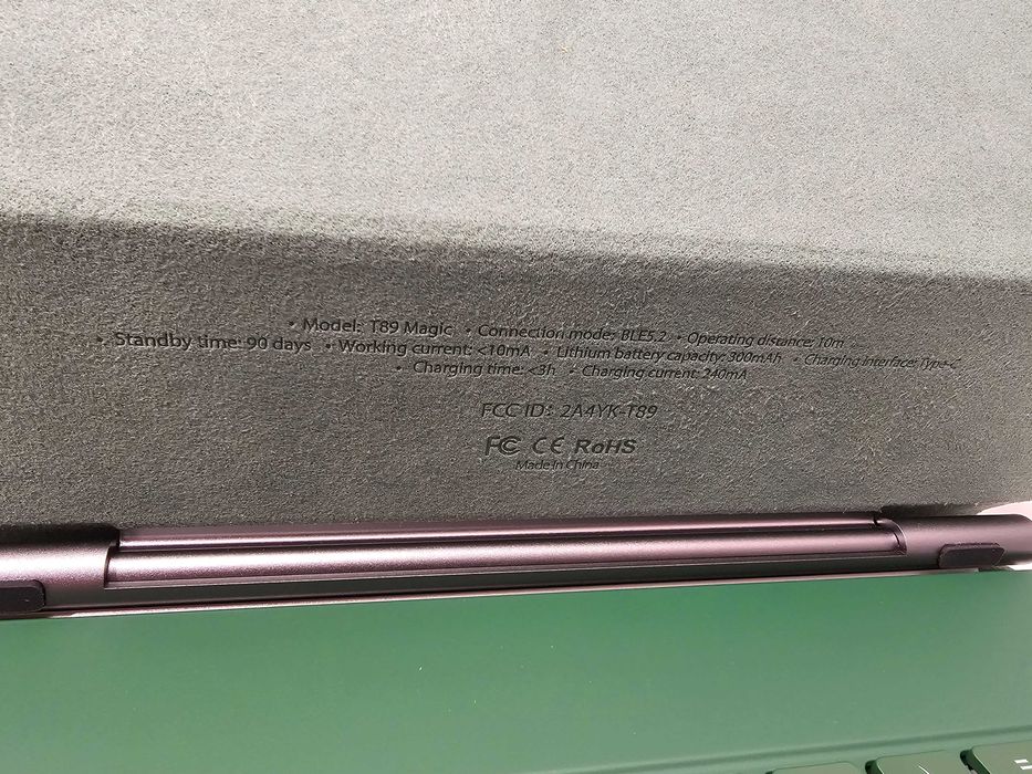 Husă cu Tastatură și Trackpad T89 Magic pentru iPad | Conexiune Bluetooth | Verde