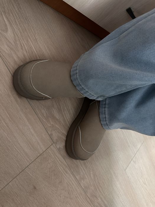 Угги бежевые