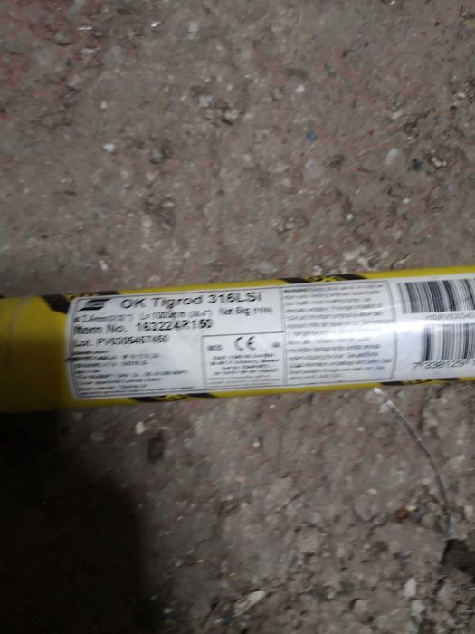 Baghete vergele de inox Esab OK Tigrod 316Lsi - 2.4 x 1000 mm pachet