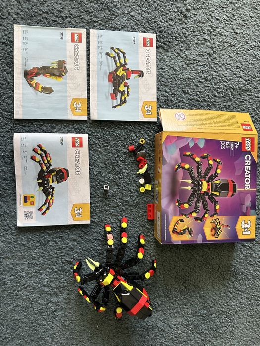 Lego Creator 31159 Диви животни: Изненадващ паяк