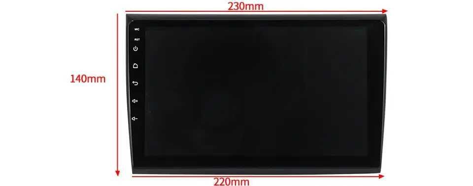 Navigatie Android 14 Fiat Bravo 2007 - 2016 1/8 Gb Waze CarPlay Montaj