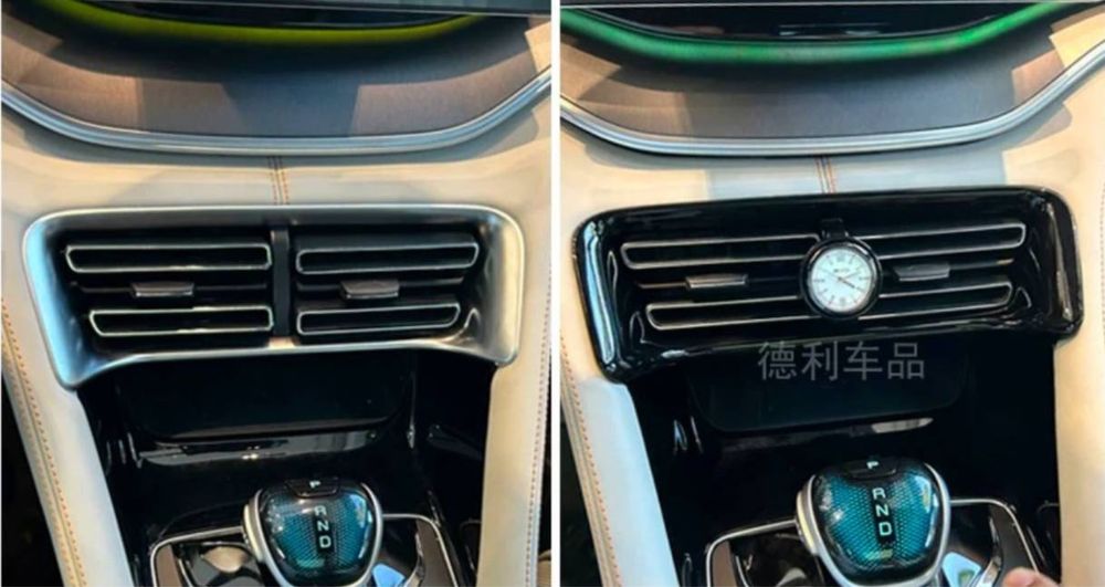 Накладка с часами BYD на центральный дифузор