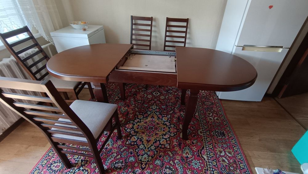 Стол со стульями 6 штук