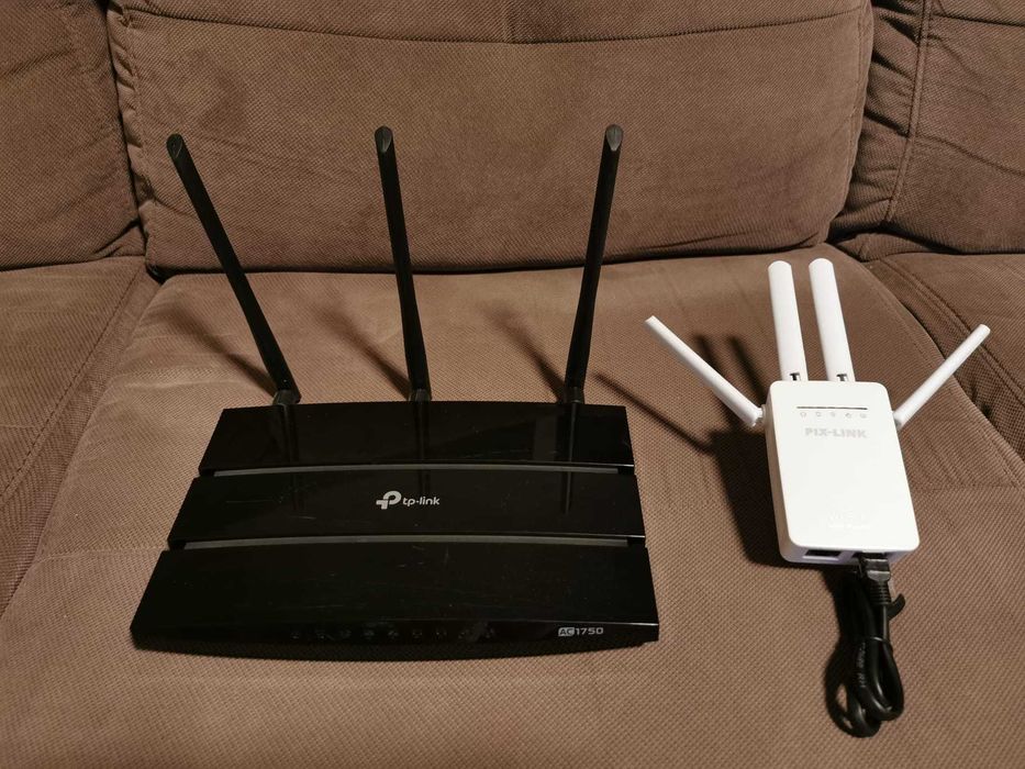 Router Wireless TPLink Archer C7 + MiniRouter/Range Extender router