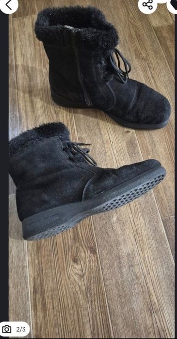 Сапоги женские замша