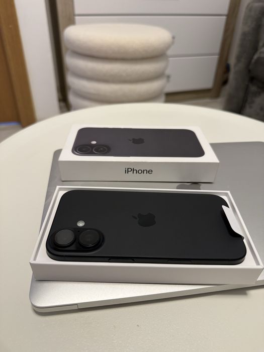 Iphone 16  black 256 gb  nou !